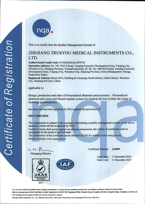 ISO 13485质量管理体系